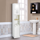 Meerveil  Bathroom Cabinet, White Color, Tall and Slim, Providing a Mirror