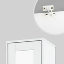 Meerveil  Bathroom Cabinet, White Color, Tall and Slim, Providing a Mirror