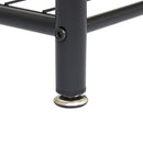 Meerveil Coat Rack, Antique /Warm Grey Wood Grain Color, with Shoe Storage Bench and Anti-tip Straps