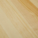 Meerveil Dining Table and Chairs Set, White&Blue/Natural Wood Color, Classic Style, Solid Pine Wood