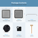 Meerveil Bedroom PP Storage Wardrobe, 12 /20 Cubes,Transparent