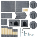 Meerveil Cat Scratching Tree, Light/ Dark Grey/Beige Color, Large Size, with Ladders and Looking Platforms