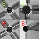 Meerveil Bedroom PP Storage Wardrobe, 12 /20 Cubes,Transparent