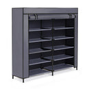 Meerveil Non-woven Fabric Foldable Shoe Rack, Two-bank