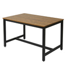 Meerveil Retro Industrial Dining Table Set