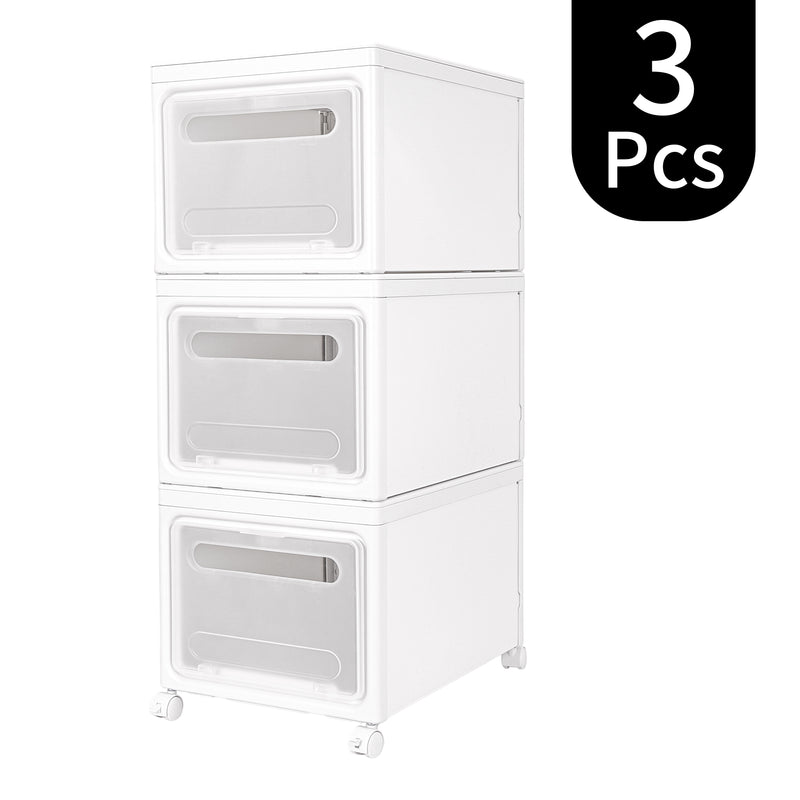 Meerveil Storage Box, Removable Cabinet, White