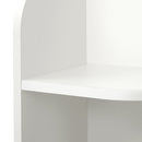 Meerveil Dressing Table Set, White Color, Large Storage Space, Providing Mirror, Drawer, Stool