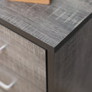 Meerveil Sideboard, Grey Color, Push-Open Design with 2 Drawers and 3 Doors