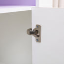 Meerveil LED Sideboard Cabinet, White Color, With Storage Cupboard Unit and 2 Doors