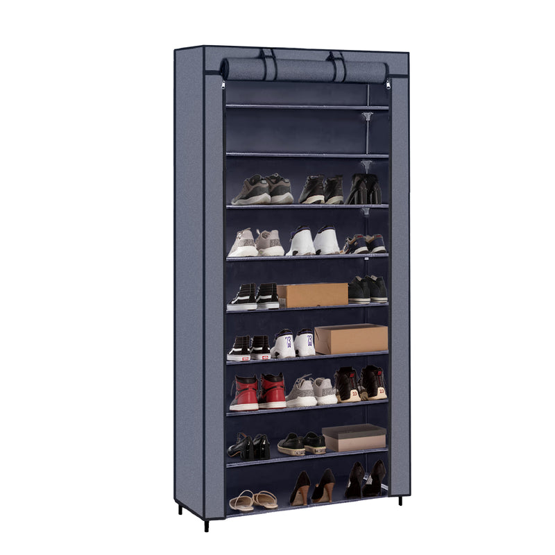 Meerveil Non-woven Fabric Foldable Shoe Rack,  Single Raw and Multi-layer