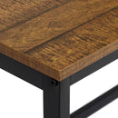 Meerveil Retro Industrial Computer Table, Basic Type, with Storage Grid