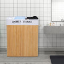 Meerveil Laundry Basket, Bamboo Material