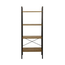 Meerveil Multifunctional Ladder Shelf, Antique Wood Grain Color