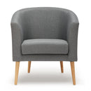 Meerveil Modern Armchair Set with Dual Purpose, Dark Grey Color, Equipped with Footstool