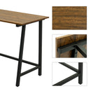 Meerveil Retro Industrial Computer Table for Home Office, Basic Type