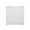 Meerveil Simple Bathroom Cabinet, White Color, 2 Doors