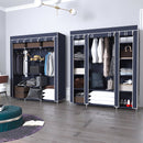 Meerveil Non-woven Fabric Foldable Wardrobe, Frame Structure