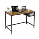 Meerveil Retro Industrial Computer Table, Basic Type, with Storage Grid