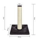 Meerveil Mini Cat Scratching Tree, Dark Grey Color, Basic Type