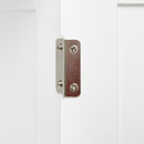 Meerveil Simple Bathroom Cabinet, White Color, Single Door and 4 Drawers