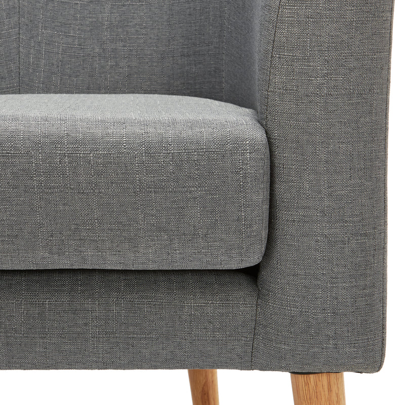 Meerveil Modern Armchair Set with Dual Purpose, Dark Grey Color, Equipped with Footstool