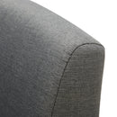 Meerveil Modern Armchair Set with Dual Purpose, Dark Grey Color, Equipped with Footstool