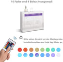 Meerveil LED Sideboard Cabinet, White Color, With Storage Cupboard Unit and 2 Doors