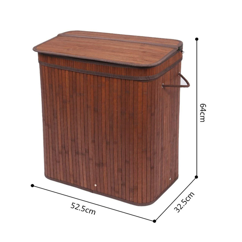 Meerveil Laundry Basket, Bamboo Material