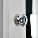 Meerveil  Bathroom Cabinet, White Color, Tall and Slim, Providing a Mirror