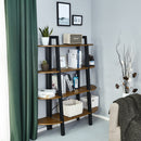 Meerveil Multifunctional Ladder Shelf, Antique Wood Grain Color