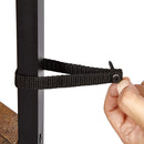 Meerveil Corner Ladder Shelf, Antique Wood Grain Color, Four-layer Open Design