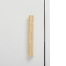 Meerveil Modern Storage Cabinet, White Color, Single Raw and Multilayer