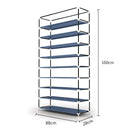 Meerveil Non-woven Fabric Foldable Shoe Rack,  Single Raw and Multi-layer