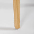 Meerveil Dressing Table, White Color, with Round Mirror and Stool