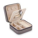 Meerveil Mini Travel Jewellery Box, Black/Grey/Pink/Champagne Color