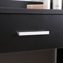 Meerveil Black Dressing Table  with LED Lights