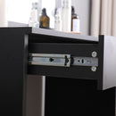 Meerveil Black Dressing Table  with LED Lights