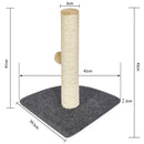 Meerveil Mini Cat Scratching Tree, Dark Grey Color, with a Hanging Cat Ball